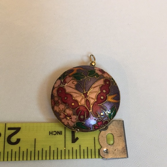 Vintage 1980/90’s cloisonné enamel pendant - Picture 5 of 5